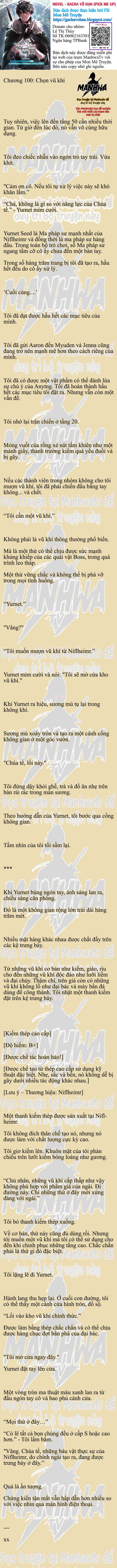 Đọc truyện [NOVEL] Gacha vô hạn - Chương 100